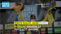 #ParisNice2021 - Étape 6 / Stage 6 - Minute Maillot Jaune LCL / Yellow Jersey