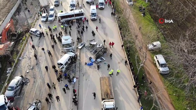 Freni patlayan tır dehşet saçtı: 3 ölü, çok sayıda yaralı var