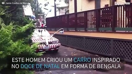 Provavelmente o carro mais natalício dos EUA