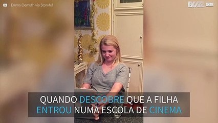 Mãe fica muito feliz pela filha entrar na NYU Film School