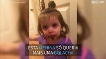 Bebé quer mais bolachas!