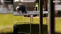 O que acontece quando se testa um trampolim antigo!