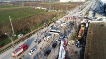 Son dakika haberleri | Bursa'da freni boşalan TIR dehşet saçtı; 3 ölü, 21 yaralı (3)
