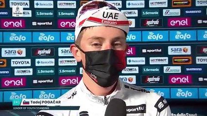 Tirreno-Adriatico 2021 - Tadej Pogacar : "Yeah, I’m happy for the white jersey"