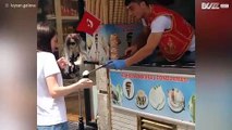 Alguma vez tentou comer um gelado na Turquia?