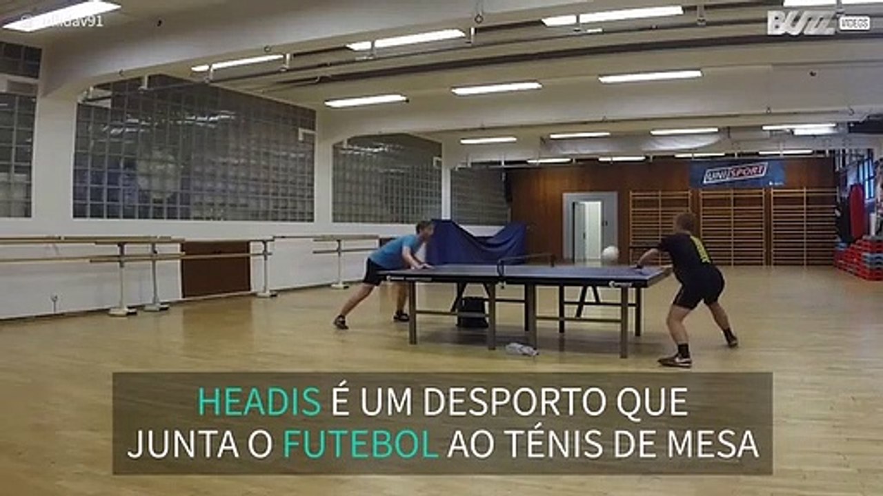 É possível juntar futebol e ténis de mesa? Conheça o Headis