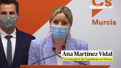 La candidata de Ciudadanos en la moción de Murcia: "La dignidad de algunos vale 76.000 euros al año y un chófer"