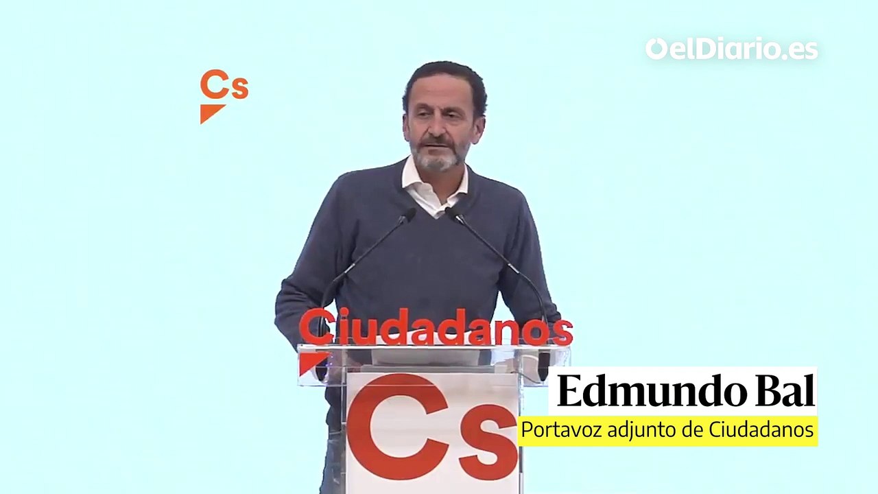 Bal acusa al PP de un "comportamiento mafioso" en Murcia al "comprar el silencio" de los tres diputados tránsfugas de Ciudadanos