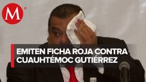 Interpol gira ficha roja para detener a Cuauhtémoc Gutiérrez de la Torre