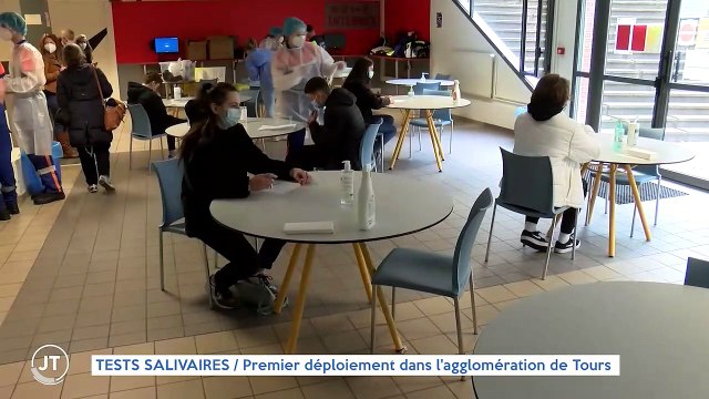TESTS SALIVAIRES / Premier déploiement dans l'agglomération de Tours