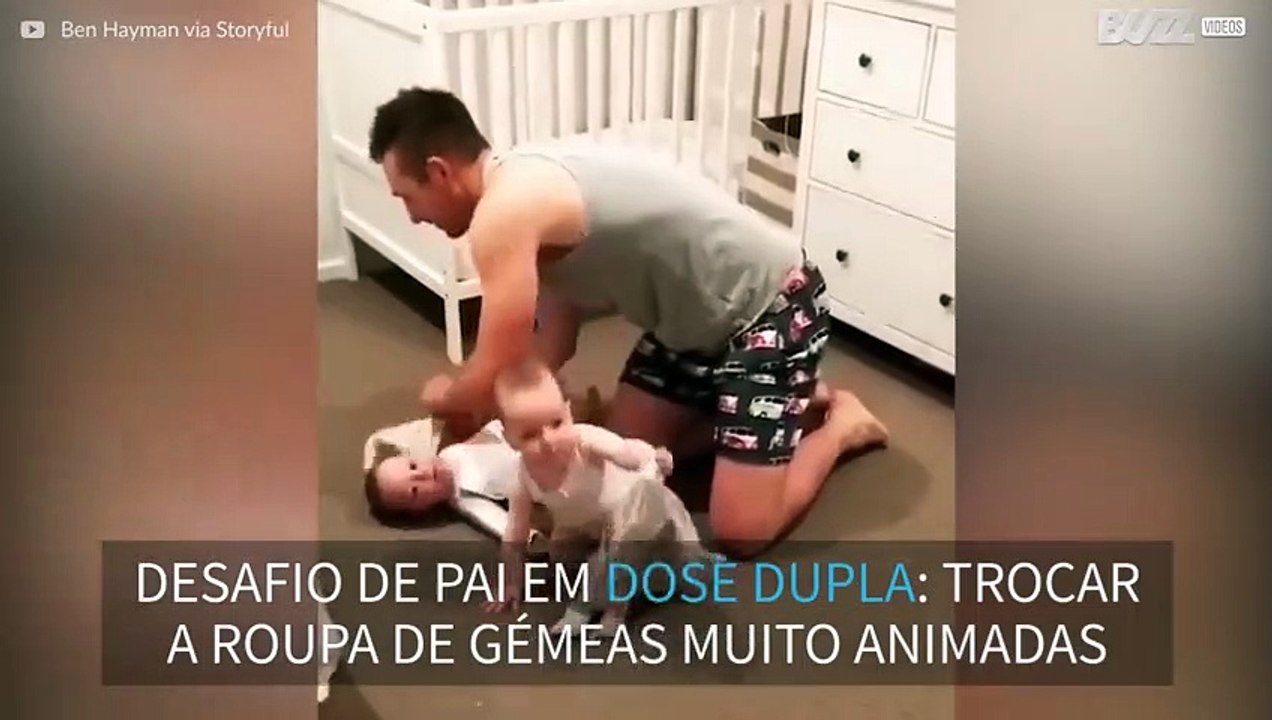 Os desafios de meter filhas gémeas a dormir