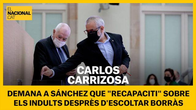 Carlos Carrizosa demana a Sánchez que recapaciti sobre els indults després d'escoltar Borràs