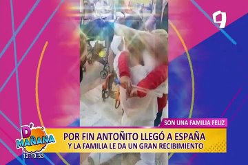Antoñito se reencontró con la familia de Antonio Pavón en España