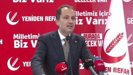 Son dakika haberleri! Yeniden Refah Partisi Genel Başkanı Erbakan: "HDP'nin kapatılmasını doğru bulmuyoruz"