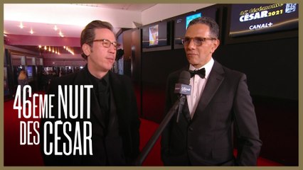 Reda Kateb et Roschdy Zem sur le tapis rouge des César 2021
