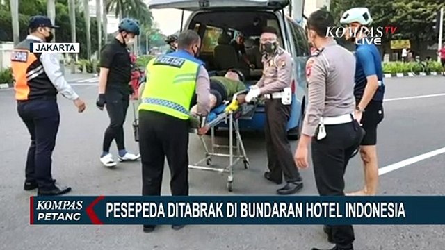 Pesepeda Luka Parah Kena Tabrak Lari di Bundaran HI Jakarta