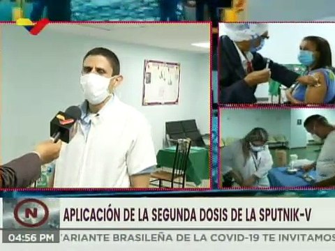 Entérate | Aplican segunda dosis Sputnik V en el CDI Amelia Blanco en Caracas
