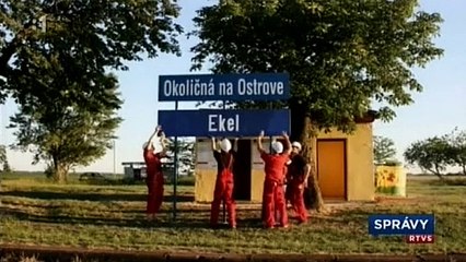 Diskusia o dvojjazyčnom označení stanice [Okoličná na Ostrove]