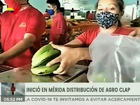 Al menos 6 toneladas de alimentos agro CLAP distribuidas en la parroquia Osuna Rodríguez de Mérida