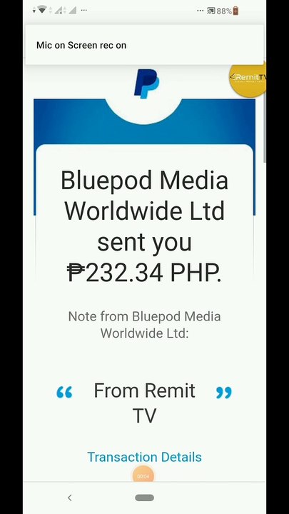 first payout @remittv part 2 finally dumating na