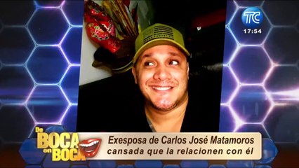 Pamela Orellana no quiere ser relacionada con su ex Carlos José Matamoros