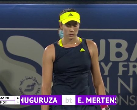Muguruza holds off Mertens to reach third final of 2021
