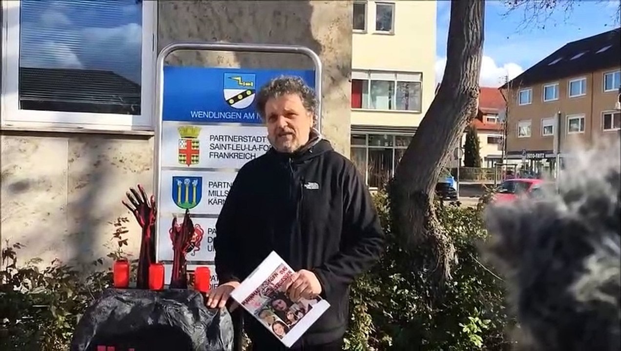 Mahnwache in Wendlingen am 12.03.2021 Erneute Vergewaltigung eines jungen Mädchens