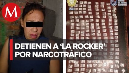 Detienen en Xochimilco a 'La Rocker', presunta distribuidora de drogas