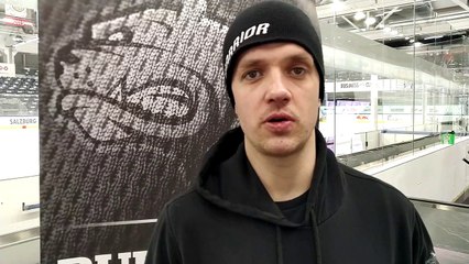 12.03.21 / Playoff VF: Daniel Woger (DEC) nach Überraschungssieg in Salzburg