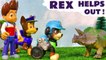 New Rex from Paw Patrol Mighty Pups helps out with Dinosaur Trouble in this Family Friendly Full Episode English Video for Kids with Funlings from Kid Friendly Family Channel Toy Trains 4U