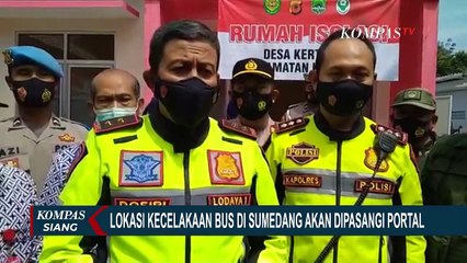 Lokasi Kecelakaan Bus di Sumedang akan Dipasangi Portal
