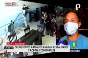 Delincuentes asaltan a todos los comensales de un restaurante en Villa el Salvador