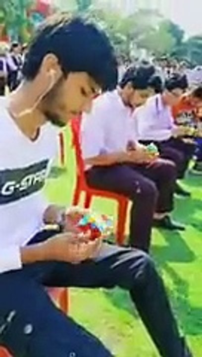 rubiks cube competition in school