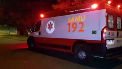 SAMU presta atendimento a idoso durante a madrugada