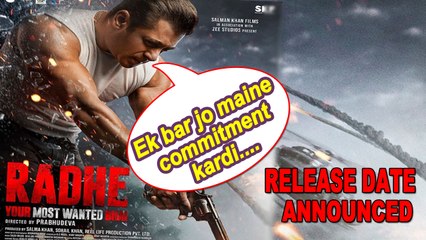 Salman khan starrer 'Radhe' release date announced
