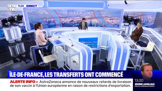 Île-de-France : les premiers transferts de patients Covid ! - 13/03