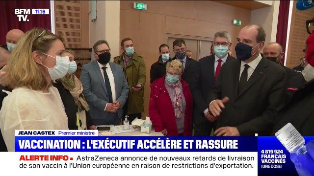 Jean Castex espère dépasser les objectifs de vaccination malgré les laboratoires qui font quelques misères dans les délais de livraison