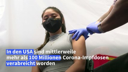 Mehr als 100 Millionen Corona-Impfdosen in den USA verabreicht
