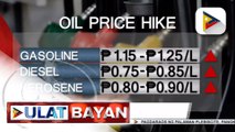 Bigtime oil price hike, ipatutupad sa susunod na linggo