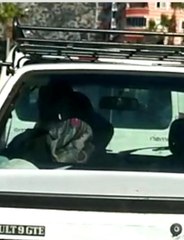 Arabadaki kadın şiddeti sürücüleri şok etti