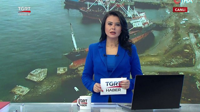 İstanbul'da Kuru Yük Gemisi Yan Yattı