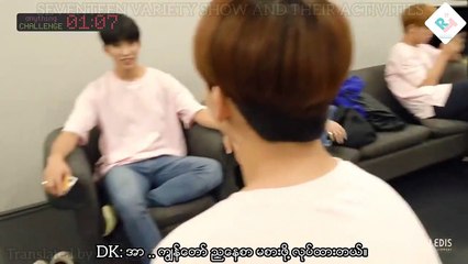 1Min7Sec CHALLENGE - Jeonghan's Tell Me Challenge (Myanmar Sub)