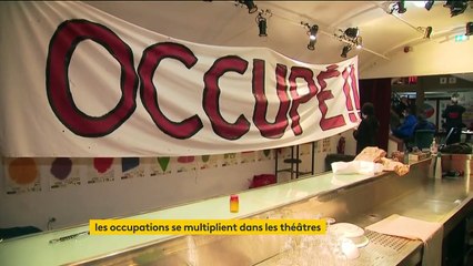 Covid-19 : les intermittents du spectacle occupent les théâtres