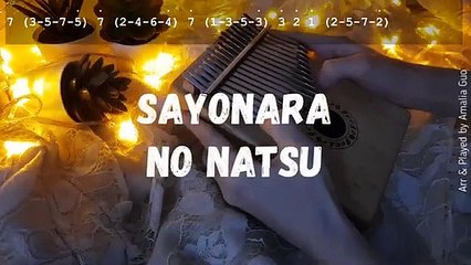 [Kalimba Cover] Sayonara No Natsu (さよならの夏) - From Up on Poppy Hills