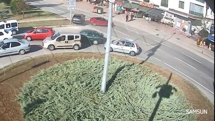 - Samsun'da kazalar KGYS kameralarına yansıdı