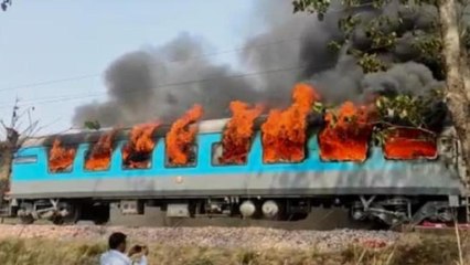 Bogey catches fire detached from Shatabdi Express