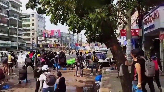 Nueva jornada de protestas y represión en Birmania, con al menos dos muertos