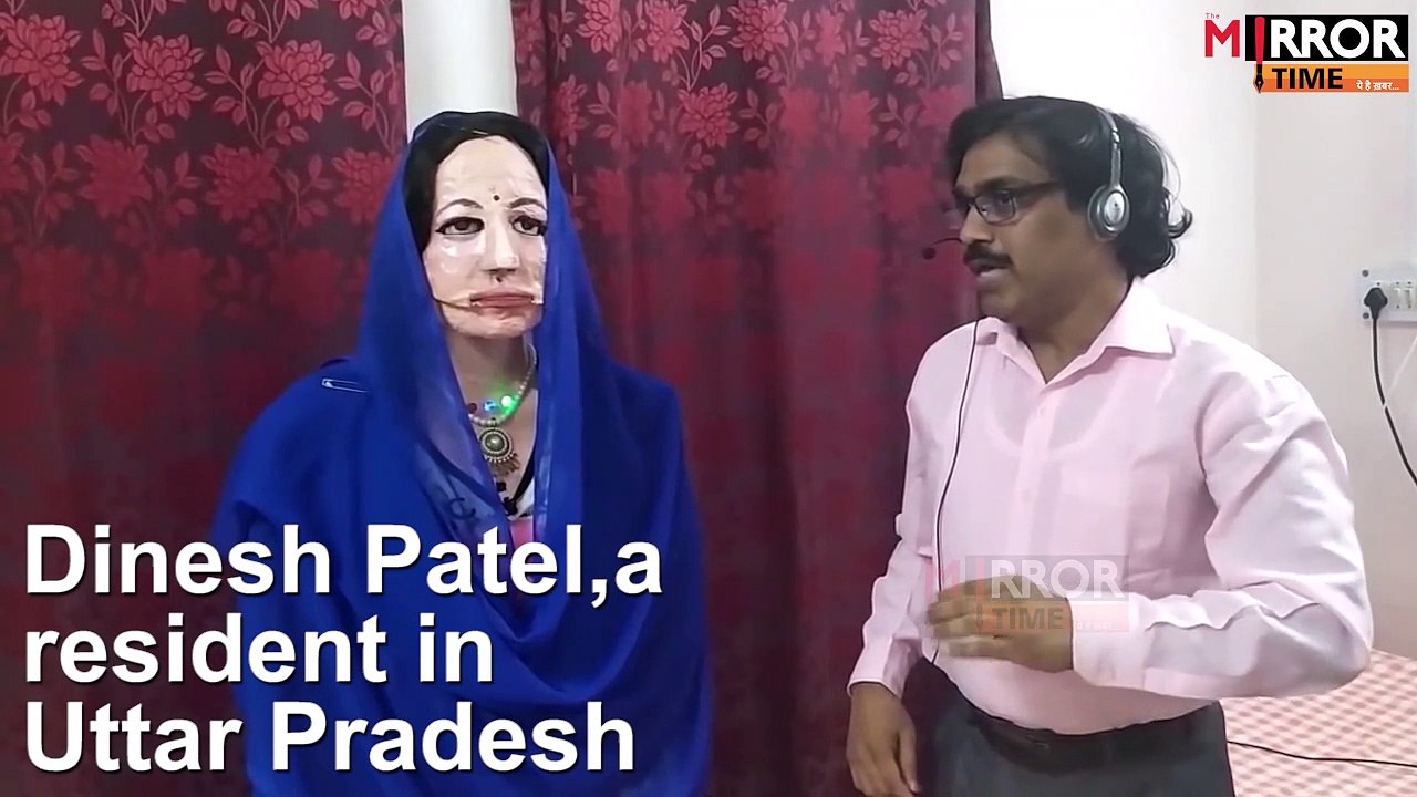 UP teacher made robot which speaks 47 Languages  #Shallurobot