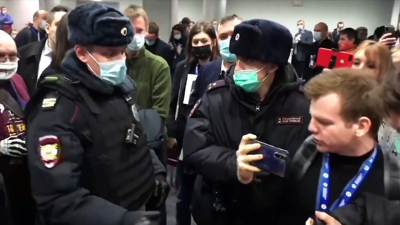 150 detenidos en Moscú en un foro de política municipal