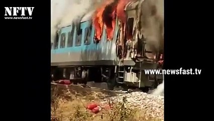 Delhi Dehradun Shatabdi express catches fire,  no casualty reported so far